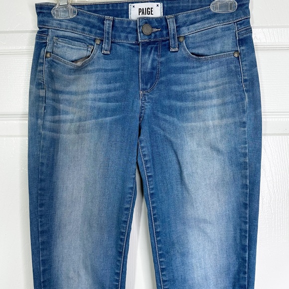 Paige Skyline Ankle Peg Low Rise Jeans Women’s Sz 25 - Picture 3 of 12